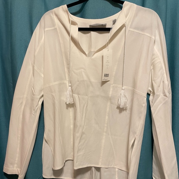Vince Cream Blouse - Picture 1 of 6